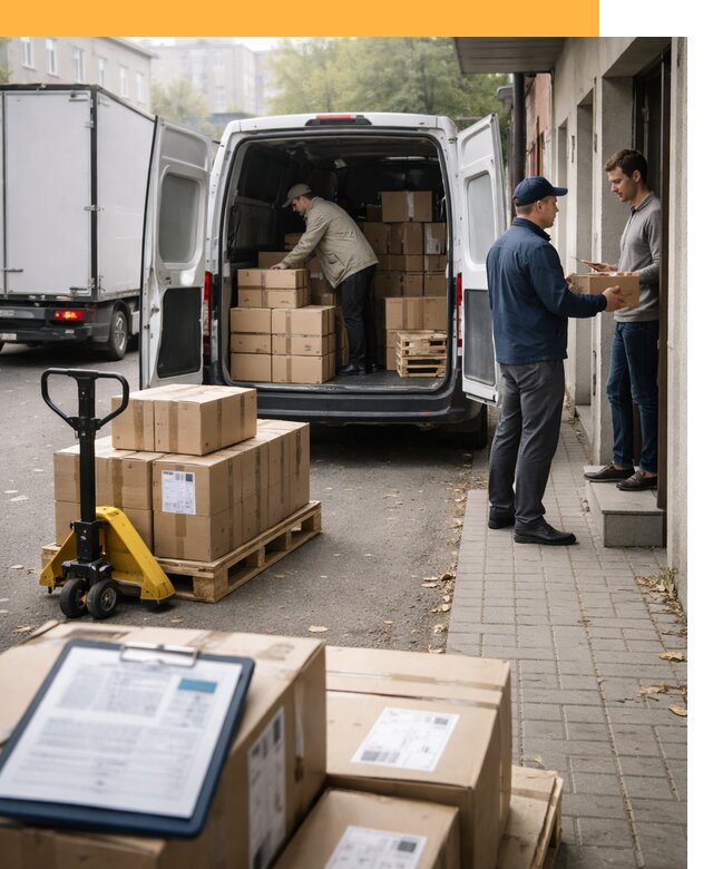Доставка грузов от двери до двери с таможней от 45878 руб.