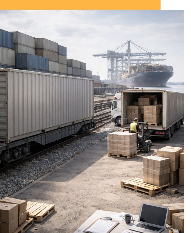 Мультимодальные перевозки грузов по миру от 45878 руб