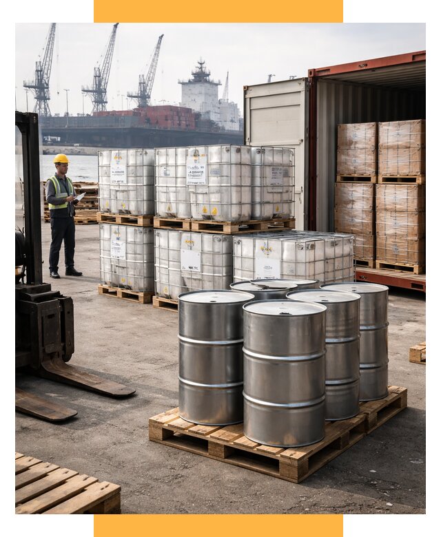 Доставка химического сырья из Индии от 254875 р. | СетСервис-Стж