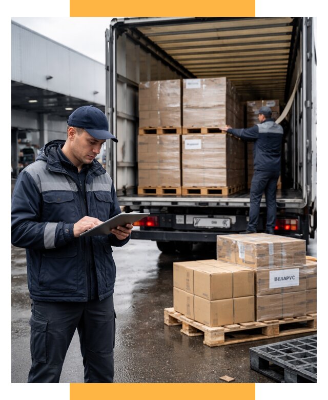 Доставка грузов из Беларуси от 15293 р. логистика СетСервис-Стж