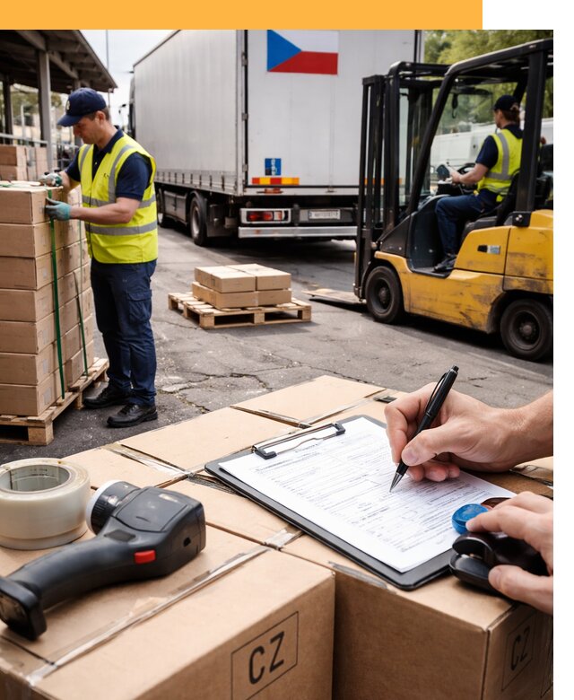 Доставка грузов в Чехию от 35683 руб, международные перевозки