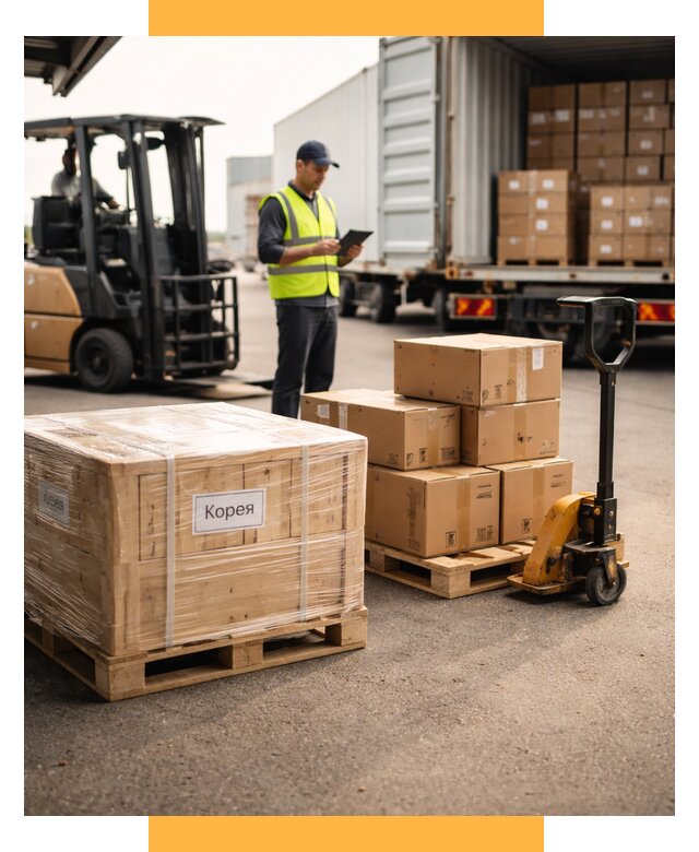 Доставка грузов в Корею из России от 35683 р. | СетСервис-Стж