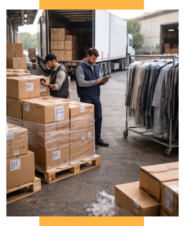 Перевозка и доставка одежды из Китая от 7646 р., СетСервис-Стж