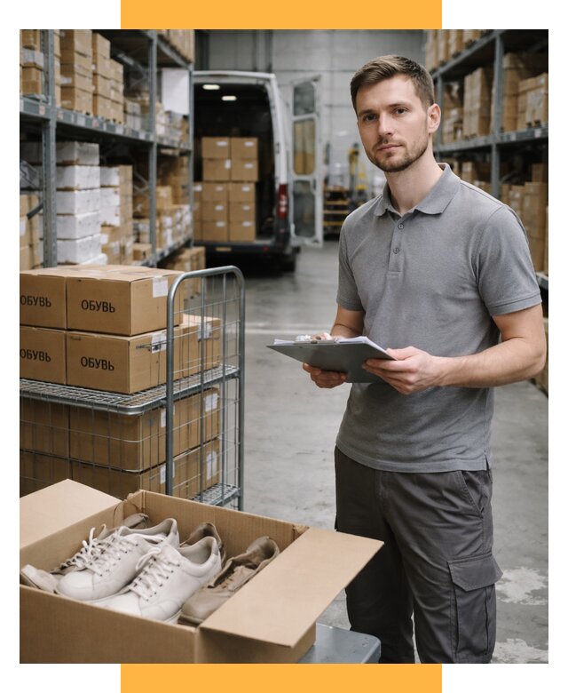 Доставка обуви из Китая и Турции от 4588 р. СетСервис-Стж