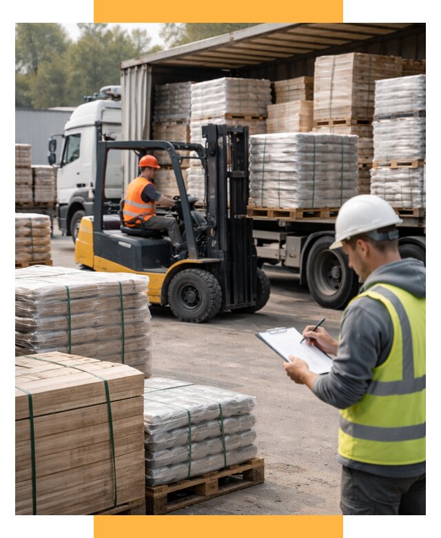 Перевозка строительных материалов от 5607 р. | СетСервис-Стж