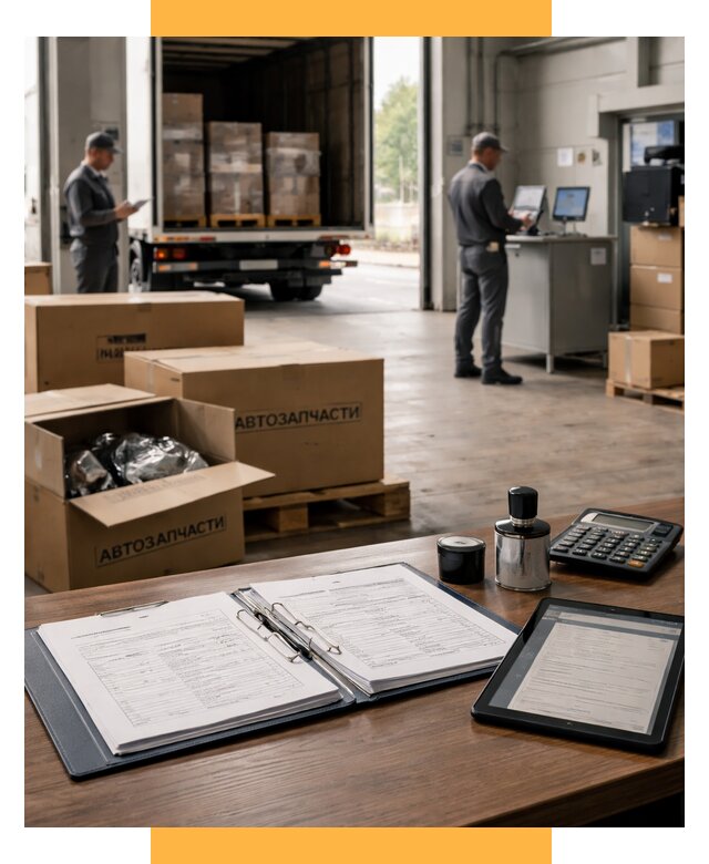 Таможенное оформление автозапчастей под ключ от 8666 р., СетСервис-Стж