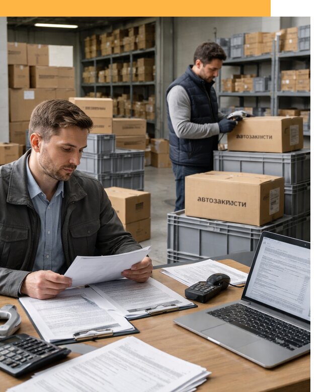 Таможенное оформление автозапчастей по выгодным тарифам от 8666
