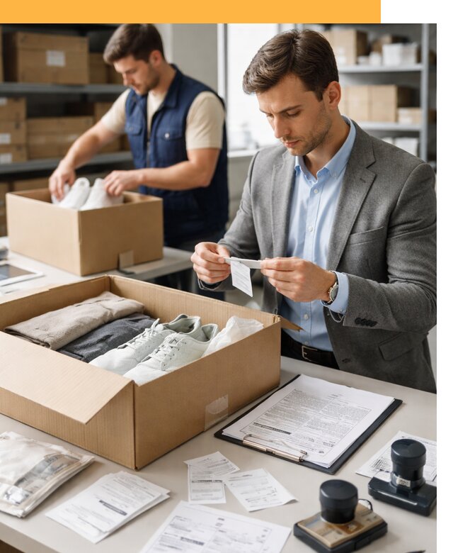 Таможенное оформление одежды и обуви по выгодной цене от 6627 руб