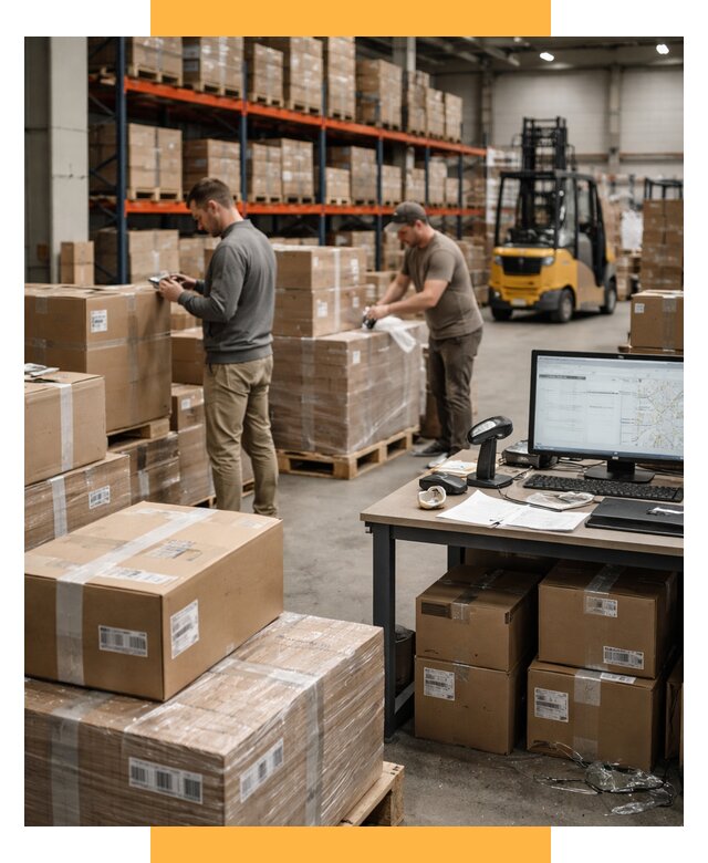 Склад консолидации в Европе от 6627 р., услуги СетСервис-Стж